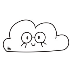 Cute Doodle Cloud