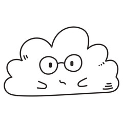 Cute Doodle Cloud