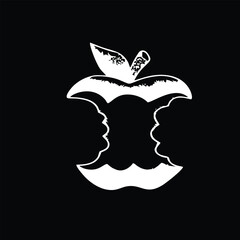 Free design logo cartoon icon illustration apple