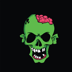 Free design logo cartoon icon illustration zombies © Wijack