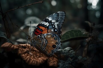 Naklejka na ściany i meble A stunning butterfly captured in the midst of nature , .highly detailed, cinematic shot photo taken by sony incredibly detailed, sharpen details highly realistic professional photography lig