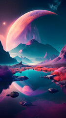 Impressive Atmosphere of Another Planet Artwork