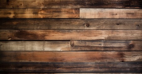 Fototapeta premium Brown wood texture background coming from natural tree. The wooden panel has a beautiful dark pattern, hardwood floor texture. created with Generative AI technology