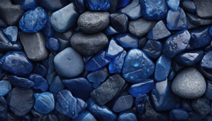 Blue precious rock stones wallpaper background