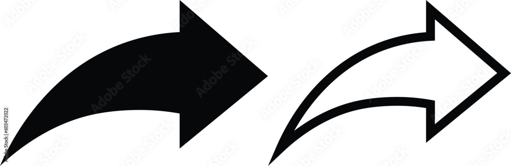 Poster share icon set vector in two styles for web , computer and app