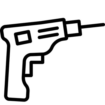 recommend clip art: Driller Vector Line Icon