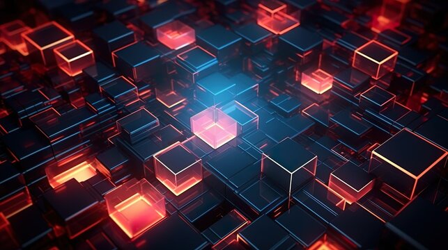Beautiful futuristic Geometric background
