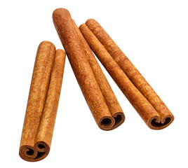 Cinnamon sticks cut out