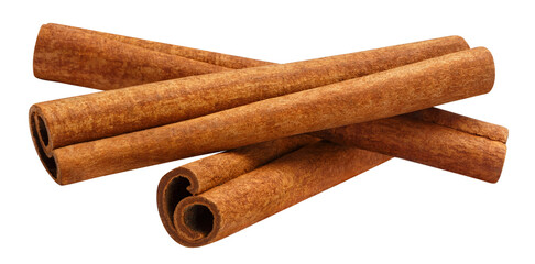 Cinnamon sticks cut out