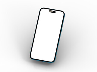Mockup - smartphone  With Blank Screen in 3d