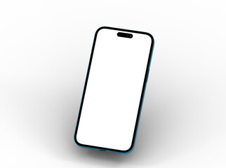 Fototapeta na wymiar Mockup - New realistic mobile phone smartphone mockup