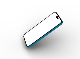 Mockup - realistic smartphone template mockup for user experience presentation