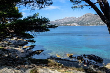 Paisaje marino en Cavtat, Croacia