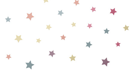 XMAS colored stars -