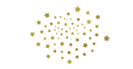 XMAS stars background, sparkle lights confetti falling. magic shining Flying christmas stars on night  (PNG transparent)