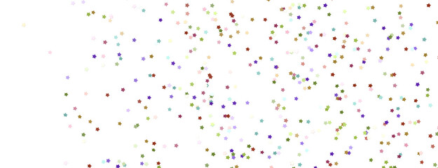 The stars background with sparkle lights confetti falling is a magical sight,