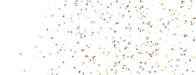 colorful Stars - A gray whirlwind of golden snowflakes and stars. New