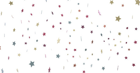 colorful Holiday decoration, glitter frame isolated -