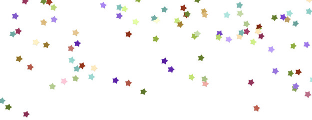 colorful Holiday decoration, glitter frame isolated -