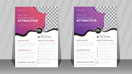 Corporate a4 flyer design template, modern template, in Different color, and creative business flyer design, perfect for creative professional business flyer