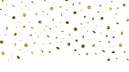 Glittering golden confetti png. Glittering golden