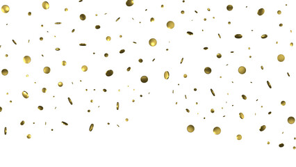 Gold Confetti Glitter Overlay