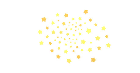 XMAS stars background, sparkle lights confetti falling. magic shining Flying christmas stars on night  (PNG transparent)