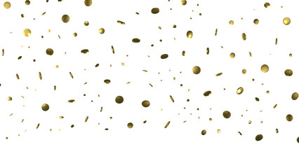 Gold Confetti Glitter Overlay
