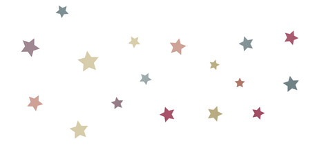 XMAS Stars - colored stars - png transparent