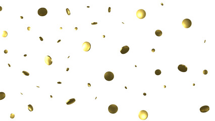 gold confetti