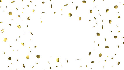 gold confetti
