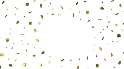 gold confetti