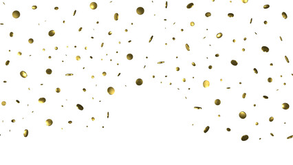 Gold Confetti Glitter Overlay