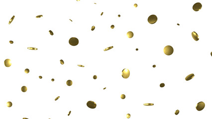 gold confetti
