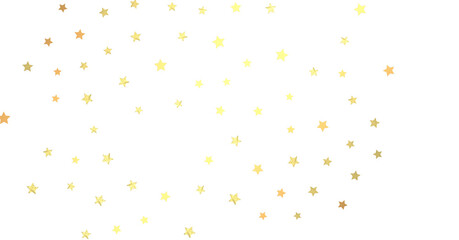Stars - golden stars - (PNG transparent)