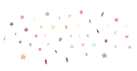 XMAS Stars - Festive christmas card. Isolated illustration white background. - png transparent