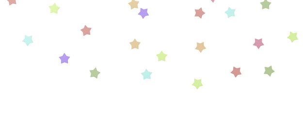 colorful stars background, sparkle lights confetti falling. magic shining Flying christmas stars on night