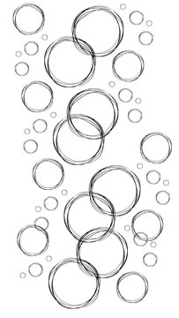 diseño vector burbujas circulos 