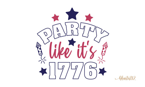 party like it's 1776 Craft design.