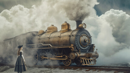 Obraz na płótnie Canvas old train