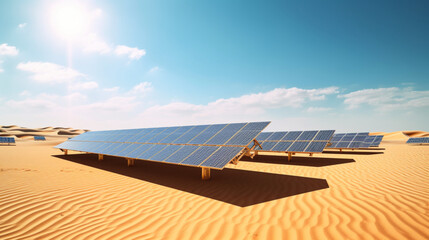 Solar Panels in the Desert
