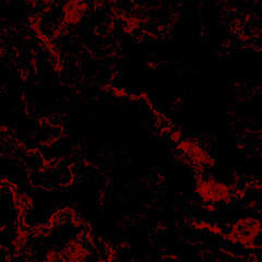 Red Veined Black Marble Seamless Background Texture
