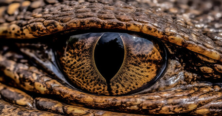 close up of a lizard eye