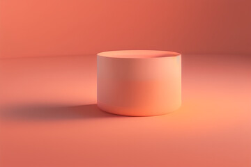 Abstract mock up scene pastel color. Geometry shape objects podium background for product. 3d rendering. 