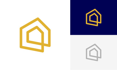 house home real estate hipster logo vector icon illustration