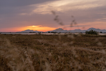 sunset evening greece kos island postcard wallpaper orange sky landscape