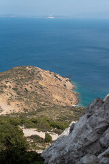 Fototapeta na wymiar coast of island kos kefalos postcard