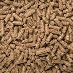 Compacted Wooden Sawdust Pellets - Natural Cat Litter Filler or Organic Fuel. Biofuel, Biofuels, Eco Fuels