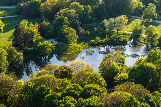 Skaryszewski Park from above