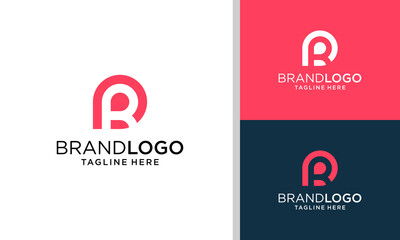 Creative and Minimalist Letter RR R Logo Design